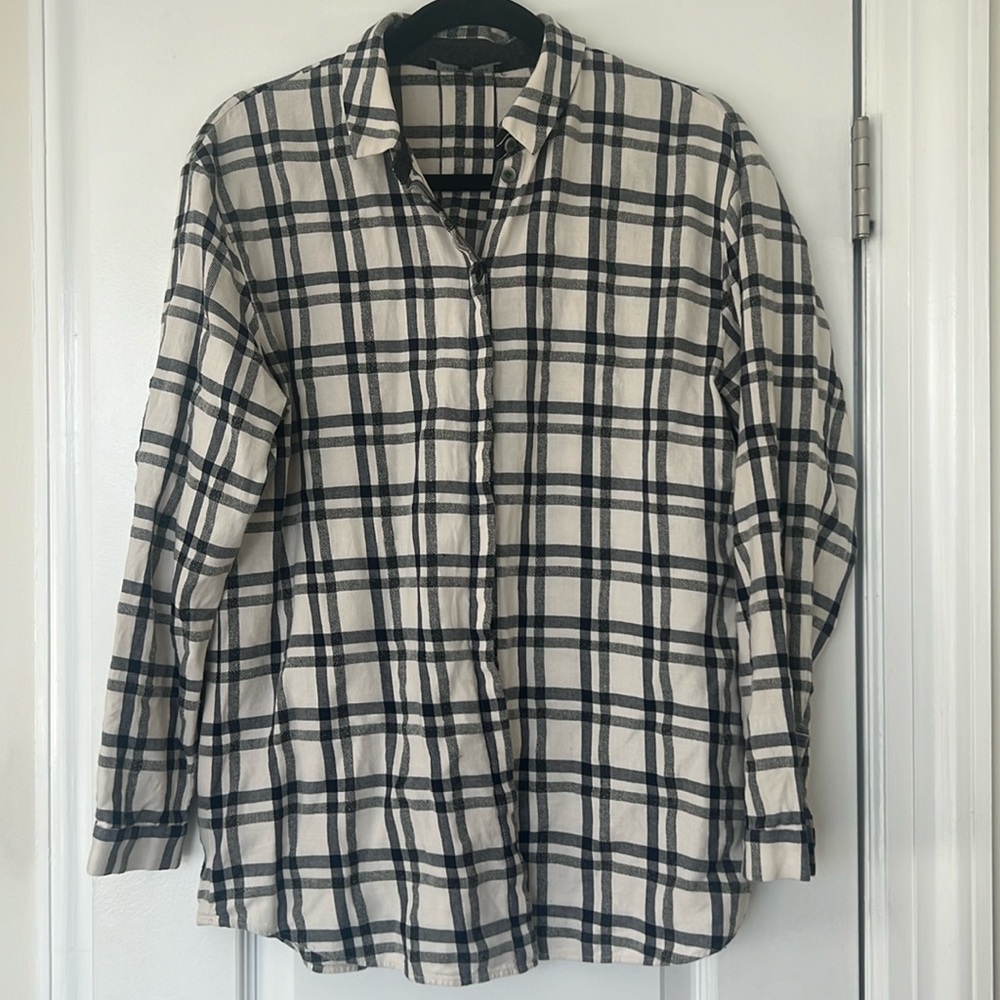 Lafayette 148 Plaid Shirt